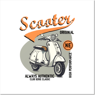 Vintage Scooter Posters and Art